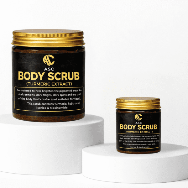 Body Scrub with Turmeric Extract (salt base)