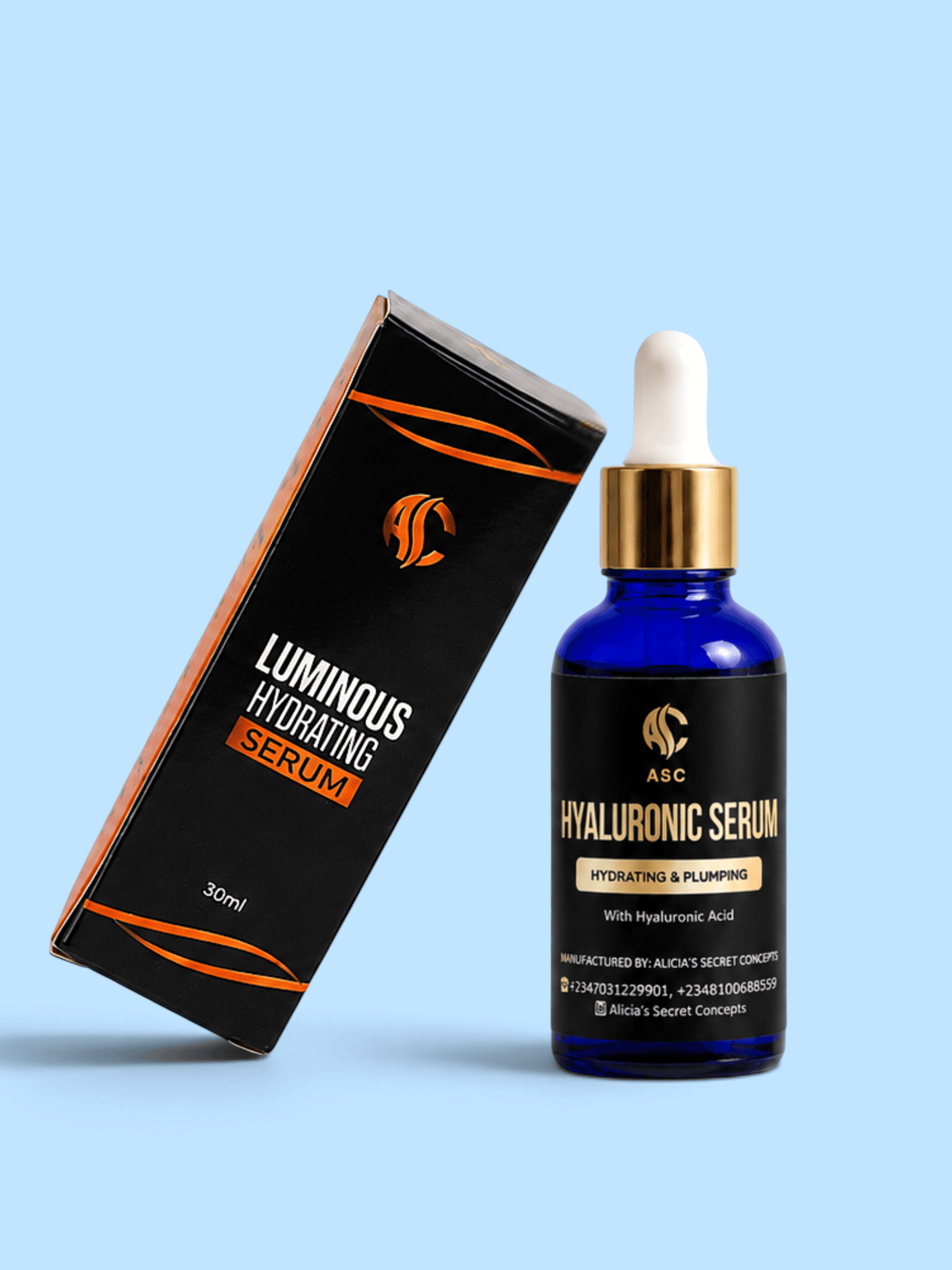 Luminous Hydrating Serum (with hyaluronic acid) - Image 4